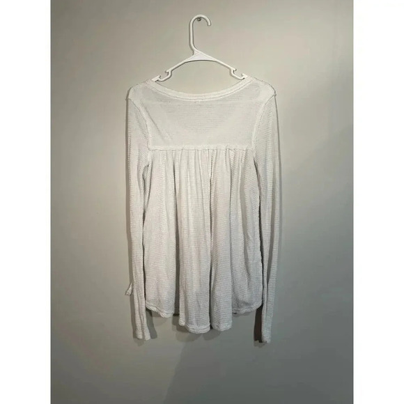 We The Free Kai Thermal Henley Top in White - Picture 7 of 12